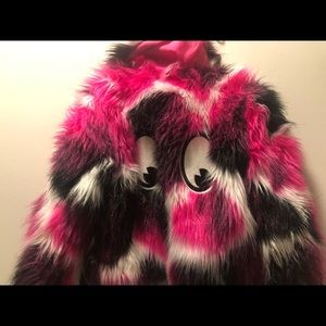 Girls fur coat